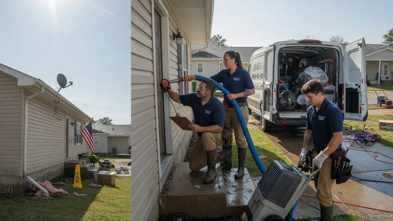 Ceiling Water Damage Restoration in East Lynn, IL near me